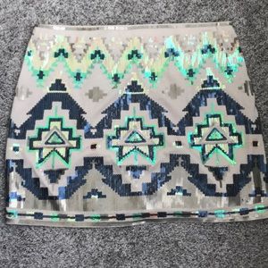 Aztec skirt from Express